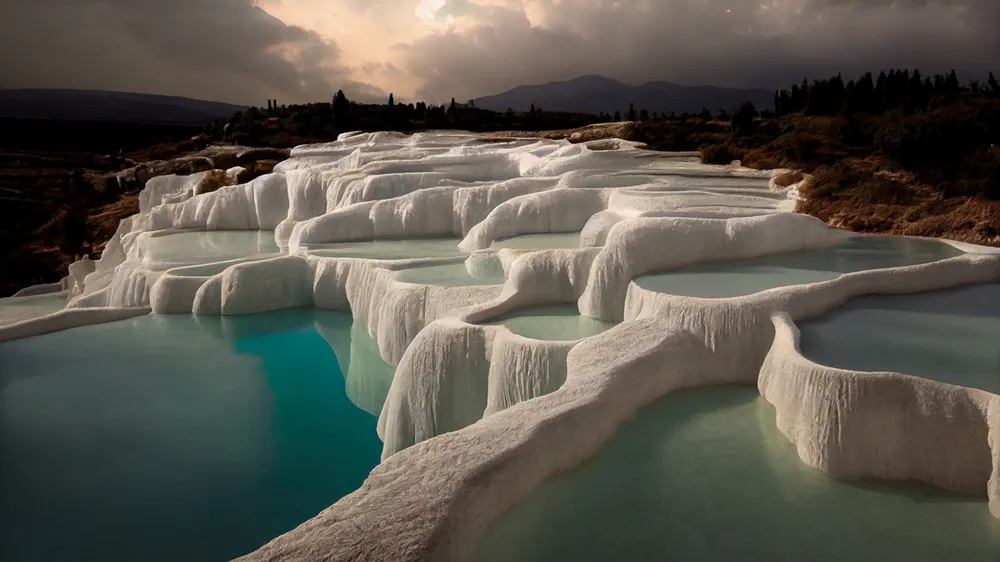 Травертины в Памуккале
